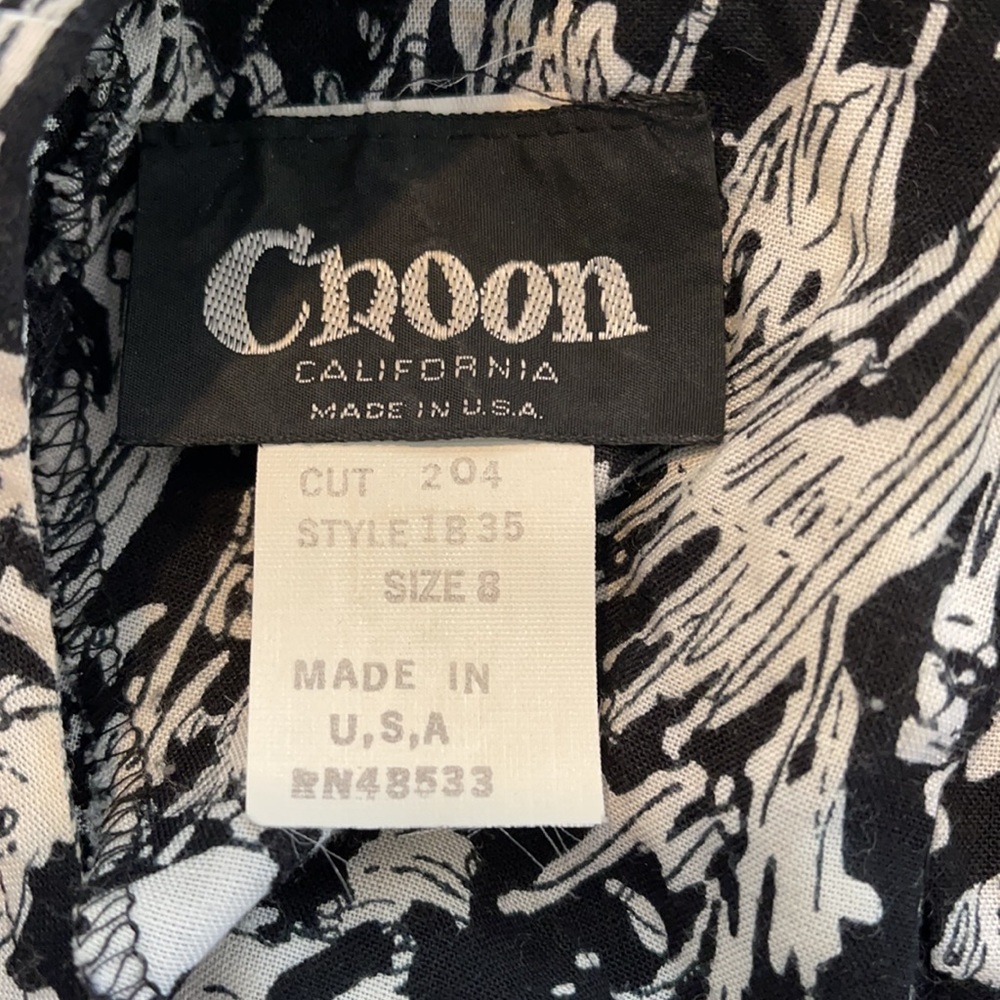 Choon 80’s long sleeve ruffle dress size 8 - Picture 6 of 6